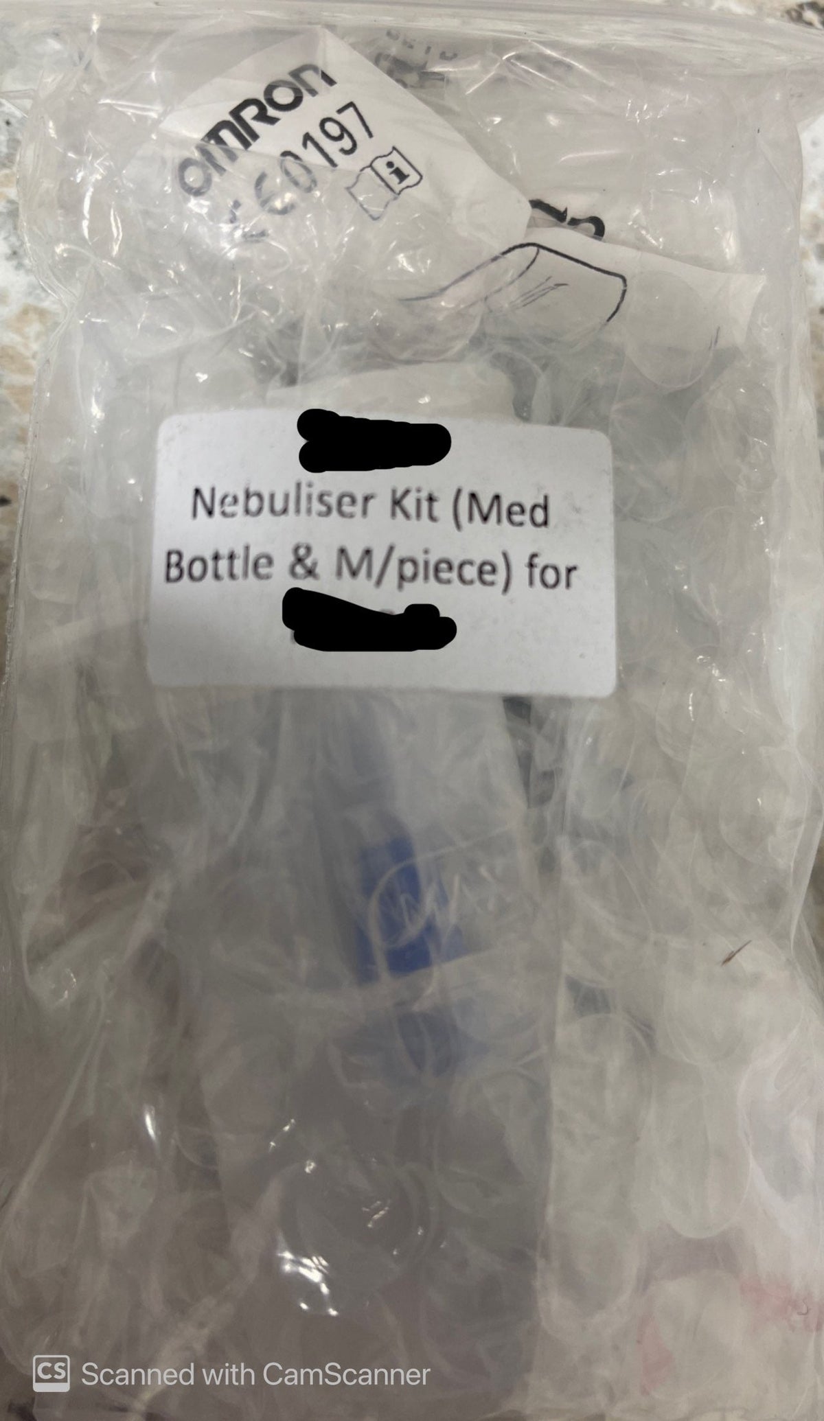 Omron NEC 803 Nebuliser kit( Med bottle & M/piece) 803,issues,nebuliser,nebuliser kit,nec801,nec803,omron,parts