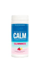 Natural Vitality CALM® Gummies - Raspberry Lemon Flavour 60 gummies anti stress,gummies,issues,kids,natural vitality,stress