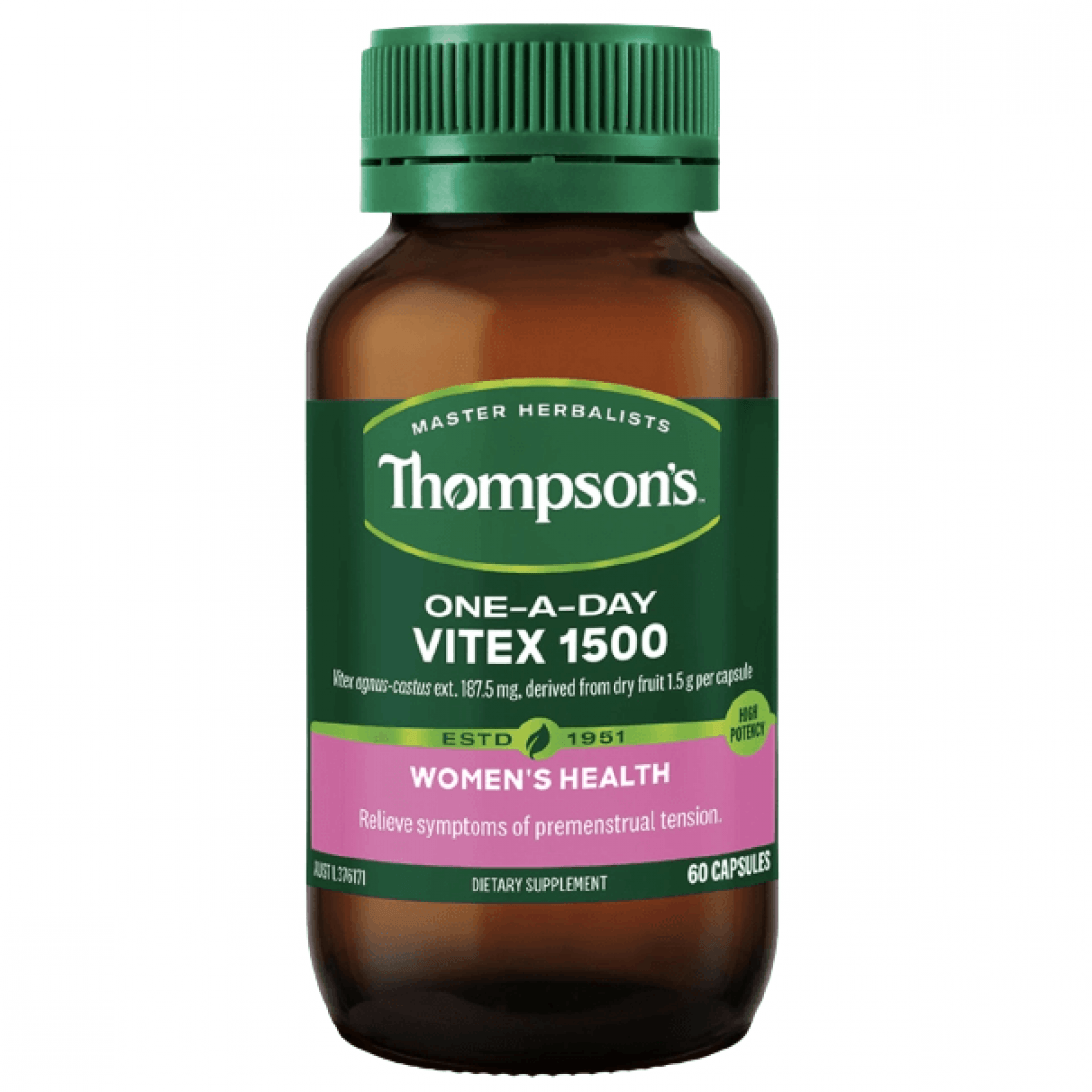 Thompsons One-A-Day Vitex 1000mg Capsules 60's