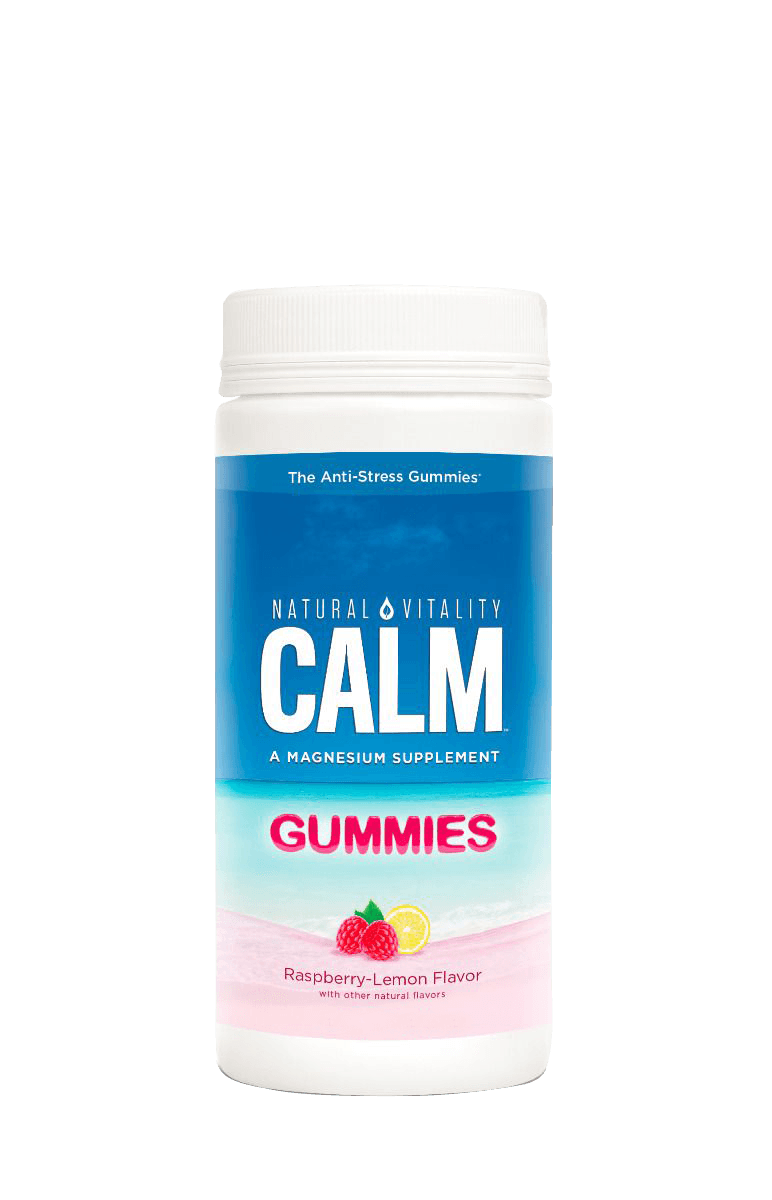Natural Vitality CALM&reg; Gummies - Raspberry Lemon Flavour 60 gummies