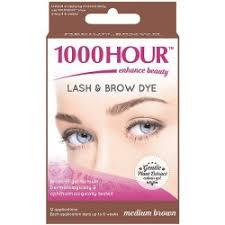 1000 Hour Plant Extract Lash &amp; Brow Dye Kit - Medium Brown