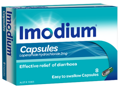 IMODIUM CAPS 2MG 8 diarrhea,diarrhoea,issues