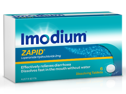 Imodium ZAPID for Diarrhoea Relief - 6 Tablets Anti-diarrheal tablets,Diarrhoea relief,Digestive health,Imodium,optimized