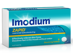 Imodium ZAPID for Diarrhoea Relief - 6 Tablets Anti-diarrheal tablets,Diarrhoea relief,Digestive health,Imodium,optimized