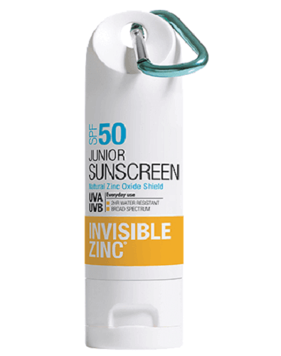 Invisible Zinc Junior Sunscreen SPF50+ 60 gm invisible zinc,issues,junior sunscreen,spf 50,sunscreen