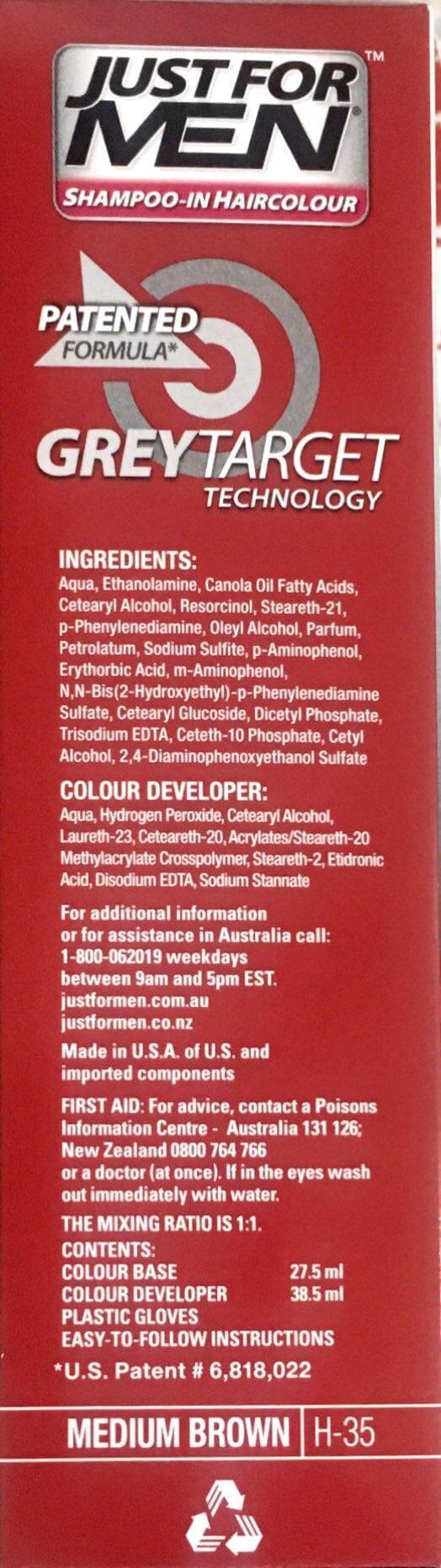 Just For Men Shampoo-In Hair Colour Medium Brown cheaper than bargain chemist,cheaper than chemist ware house,cheaper than chemist warehouse,cheaper than pharmacy direct,cheaper then chemist warehouse,issues,just for men,just for men hair colour