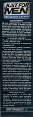 Just For Men Moustache and Beard Brush-In Colour Gel Light Brown bear and moustache,Beard and Moustache Medium Brown,Beard and Moustache Real Black Hair Colour,Eco Tan Cacao Tanning Mousse,issues,just for men,Moustache and Beard Brush-In Colour