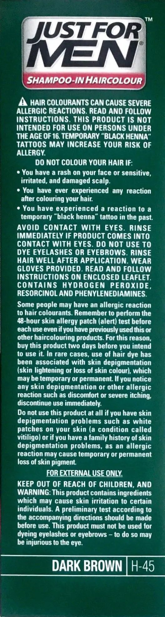 Just For Men Shampoo-In Hair Colour Dark Brown cheaper than bargain cheist,cheaper than bargain chemist,cheaper than chemist ware house,cheaper than chemist warehouse,cheaper than pharmacy direct,cheaper then chemist warehouse,hair colour,issues,just for