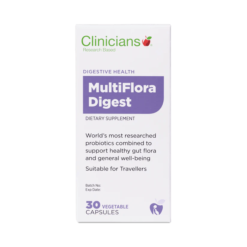 Clinicians MultiFlora Digest 30 Vege Capsules