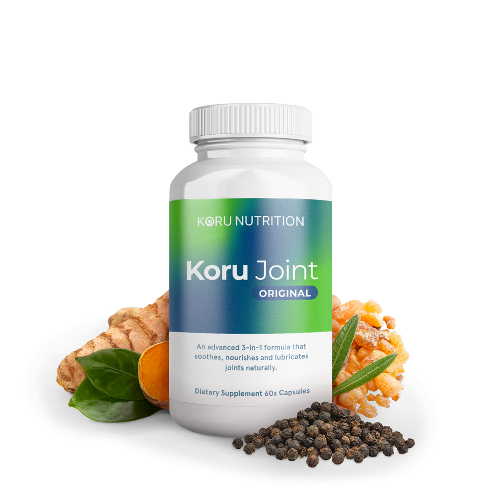 Koru Joint 60 Capsules with key ingredients