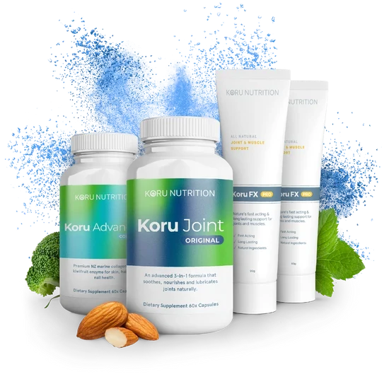 Koru Nutrition Joint and Muscle Restore Pack Supports Joint Comfort and Muscle Function Supplement Bundle