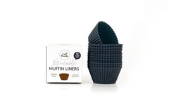 CaliWoods Silicone Muffin Liners Dark Mood x12