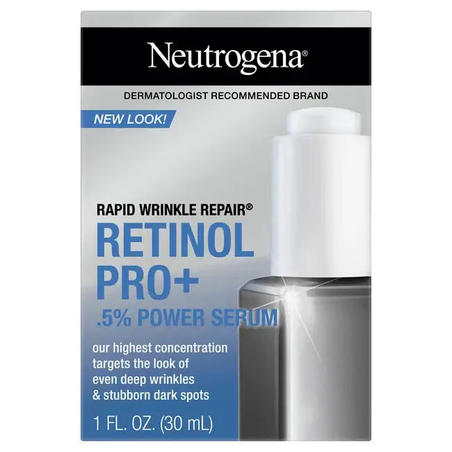 Neutrogena® Rapid Wrinkle Repair Retinol Pro+ 0.5% Power Serum 30mL Acne Wash,Advanced Eye Health,Boost Clay Mask,clay mask,Eye Care,eye health,eye health supplements,Eye Make-up Remover,Eye Makeup Remover,Face Makeup Remover,Hydrating Skin Care,Make up,M