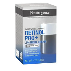 Neutrogena® Rapid Wrinkle Repair Retinol Pro+ .3% Night Cream 48g Acne Wash,Advanced Eye Health,Boost Clay Mask,clay mask,Eye Care,eye health,eye health supplements,Eye Make-up Remover,Eye Makeup Remover,Face Makeup Remover,Hydrating Skin Care,Make up,Mak