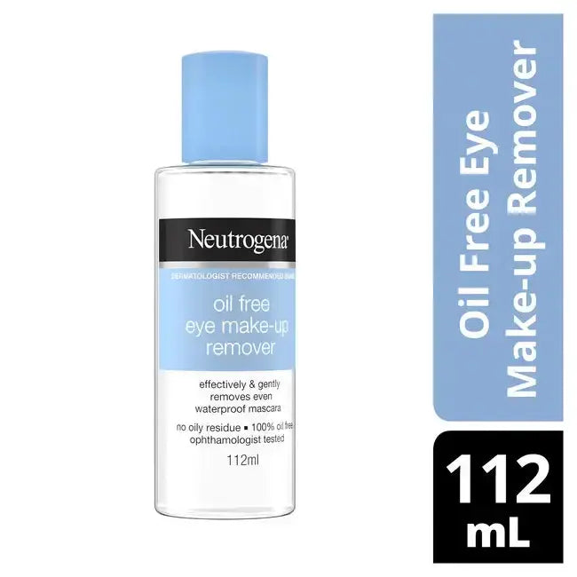 Neutrogena Oil Free Eye Makeup Remover 112ml Eye Make-up Remover,Eye Makeup Remover,Face Makeup Remover,Hydrating Skin Care,Make up,Make Up Remover,Makeup Remover,Moisturising Skin Care,Natural skin care,Oil Free Eye Makeup Remover,skin care