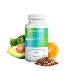 Koru Advanced Collagen 60 Capsules with key ingredients
