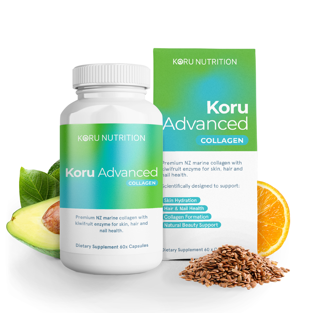 Koru Advanced Collagen 60 Capsules with retail box