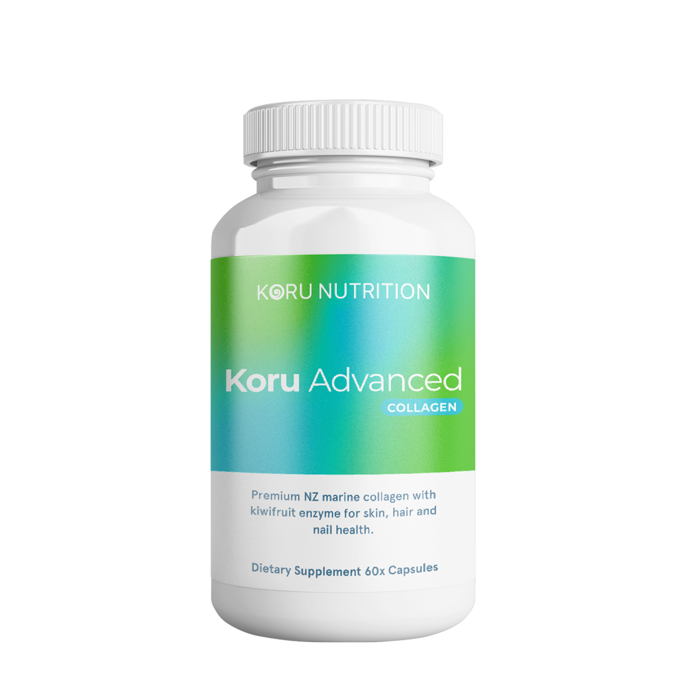 Koru Advanced Collagen 60 Capsules front view