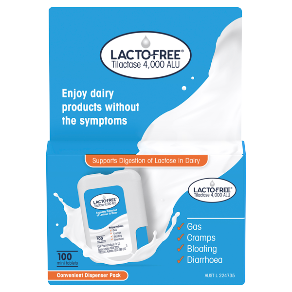 Lacto Free Tablets 100 issues,lacto free,lactose,lactose intolerant