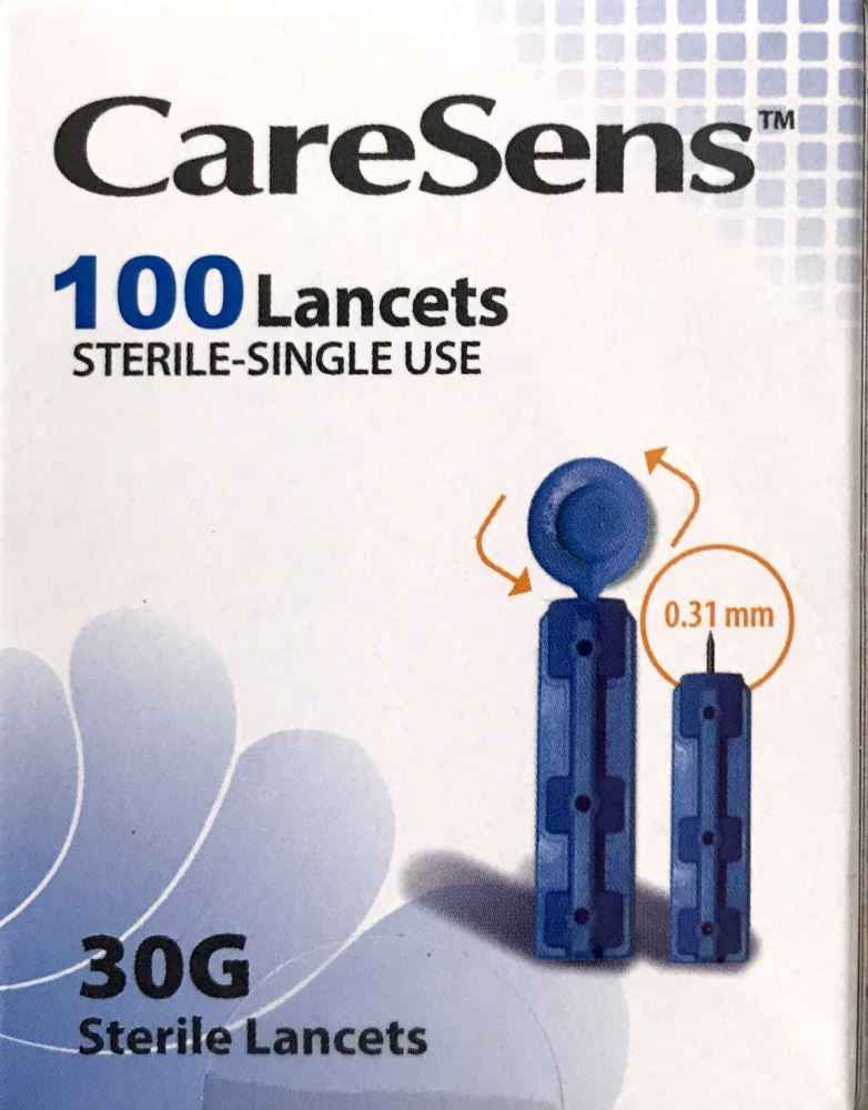 CareSens 30g Lancets 100 blood glucose testing,CareSens,diabetes management,lancets,optimized