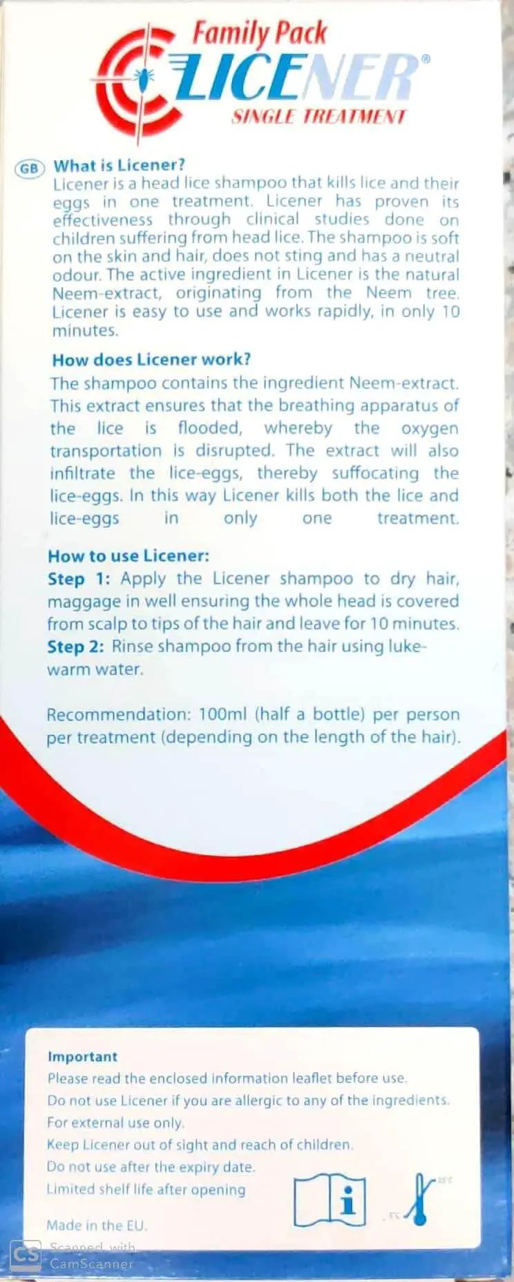 Licener Family Pack 200ml issues