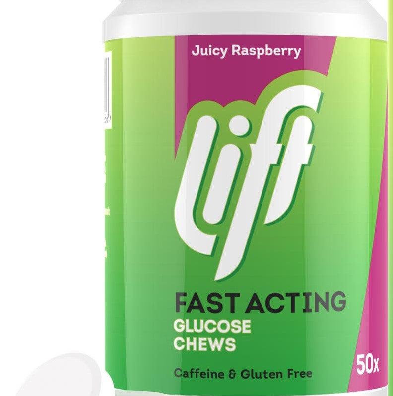 Lift Chewable Tablets 50 Juicy Raspberry