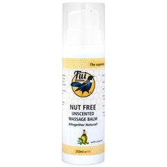 Tui Balms Nut Free Unscented Massage Balm Allergy Friendly Fragrance Free Glide Balm 250ml