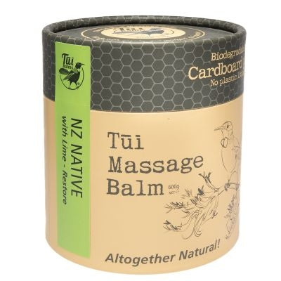 Tui Balms NZ Native Massage Balm Calming And Nourishing To Soothe Muscles And Relaxation Massage Balm 600g