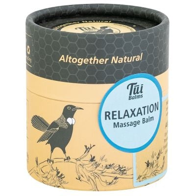 Tui Balms Relaxation Massage Balm Calming Stress Relief Lavender Scent Spa Quality 100g