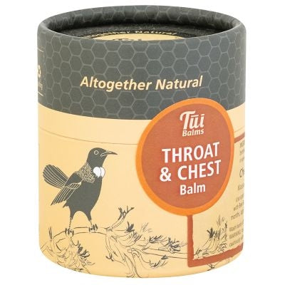 Tui Balms Throat & Chest Balm Relieves Congestion And Breathing Support Balm 100g