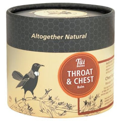 Tui Balms Throat & Chest Balm Soothes Respiratory Comfort With Aromatic Herbal Blend 400g