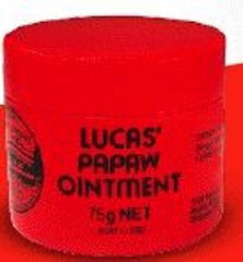 Lucas Papaw Ointment 75g Antiseptic Crem,Cuts & Minor Open Wounds,Gravel Rash,issues,Lucas Papaw Ointment 75g,Minor Burns & Scalds,Nappy Rash & Chafing,Splinters & Thorns