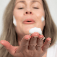 ManukaRx Foaming Face Wash foam texture