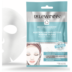 Dr Lewinns Rec Australian Bio-Active Marine Algae Rescue Face Mask 1p Dr Levine Marine Anti-Ageing Sensitizing Mask 1p