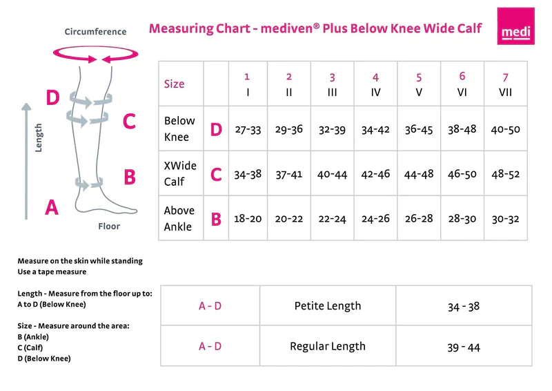 mediven Plus Below Knee Wide Calf Compression Stocking Beige Christmas gift,christmas sale,Chronic venous disorders: C0 to C5 according to CEAP,compression,compression stocking,dvt,issues,post thrombotic syndrome,Primary or secondary varicosis,size1i,size