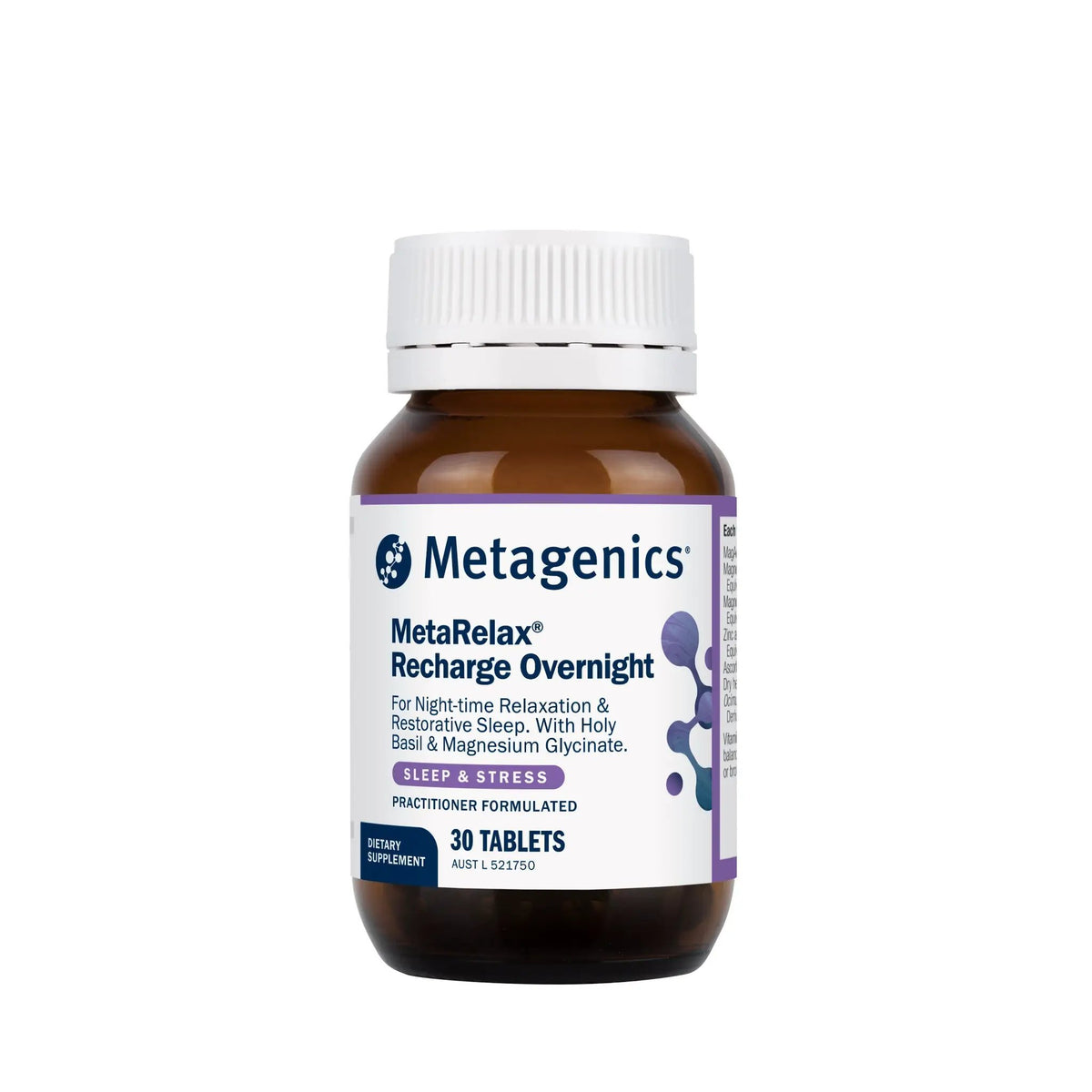 MetaRelax Recharge Overnight 30 Tablets