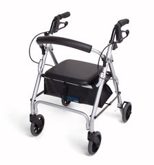 Mobilis narrow walking frame Easy to adjust "one touch" handbrake,extra east to fold for storage,issues,low seat for petite users,Mobilis narrow walking frame,mobility,mobility aids,Narrow frame,Narrow walking frame,Padded seat,Storage bad included,Suitab