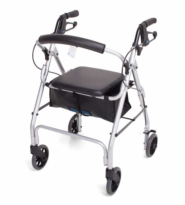 Mobilis® walking frame - Blue / Red / Silver - Free Shipping