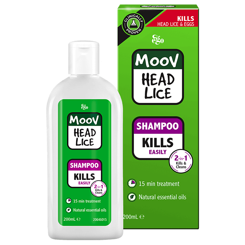 Ego Moov Head Lice Shampoo 200ml ego,head lice,head lice shampoo,headlice,issues,lice,lice shampoo,moov