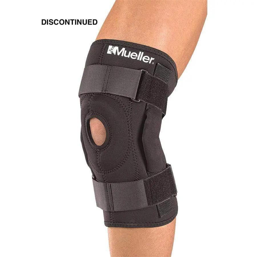MUE2333 HINGED KNEE BRACE WITH TRIAXIAL HINGE AND PATELLA BUTTRESS issues