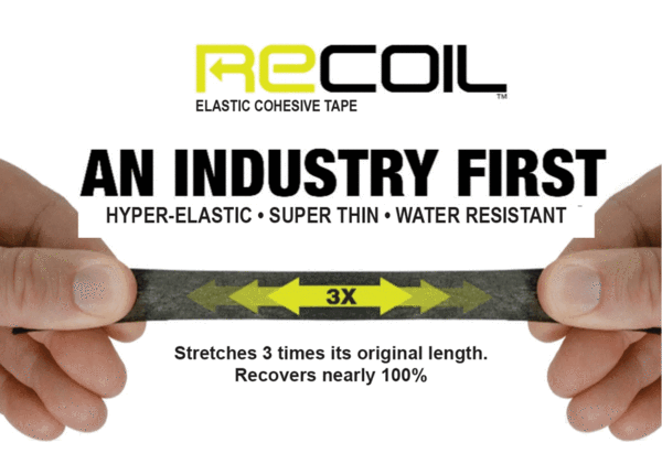 Mueller Recoil Elastic Cohesive Tape bandages,Cushoned Tape,elastic cohesive tape,issues,mueller
