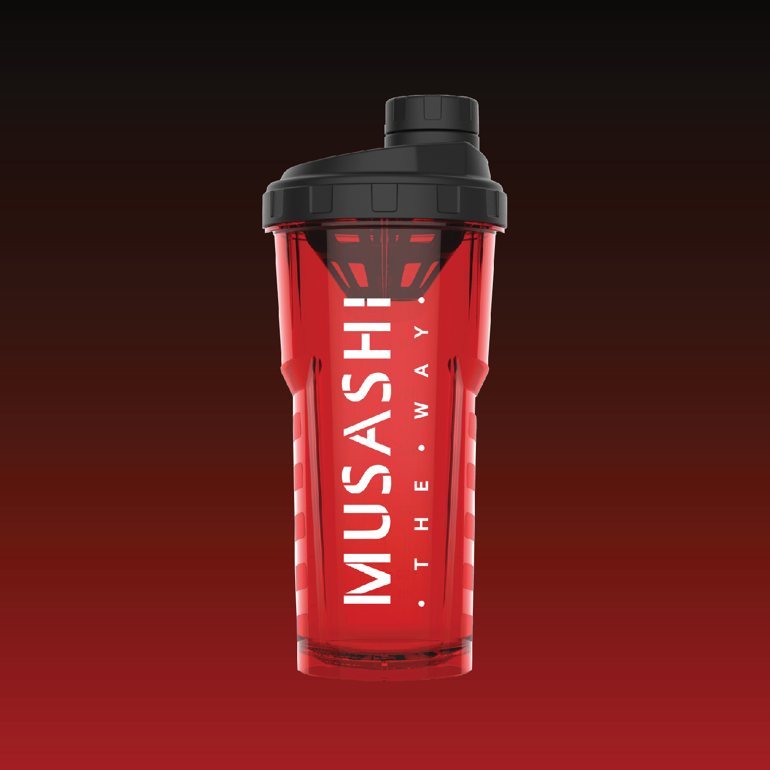 Musashi Alpha Shaker Red 750ml – Protein Shaker Bottle