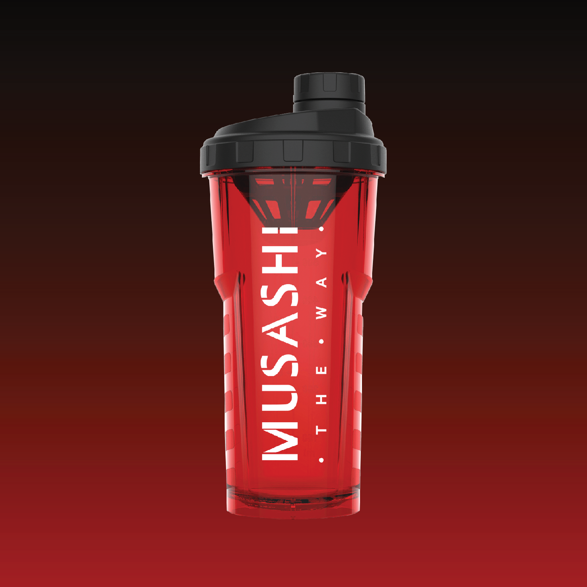 Musashi Alpha Shaker Red 750ml – Protein Shaker Bottle