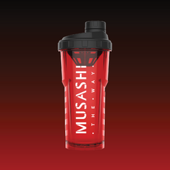 Musashi Alpha Shaker Red 750ml – Protein Shaker Bottle