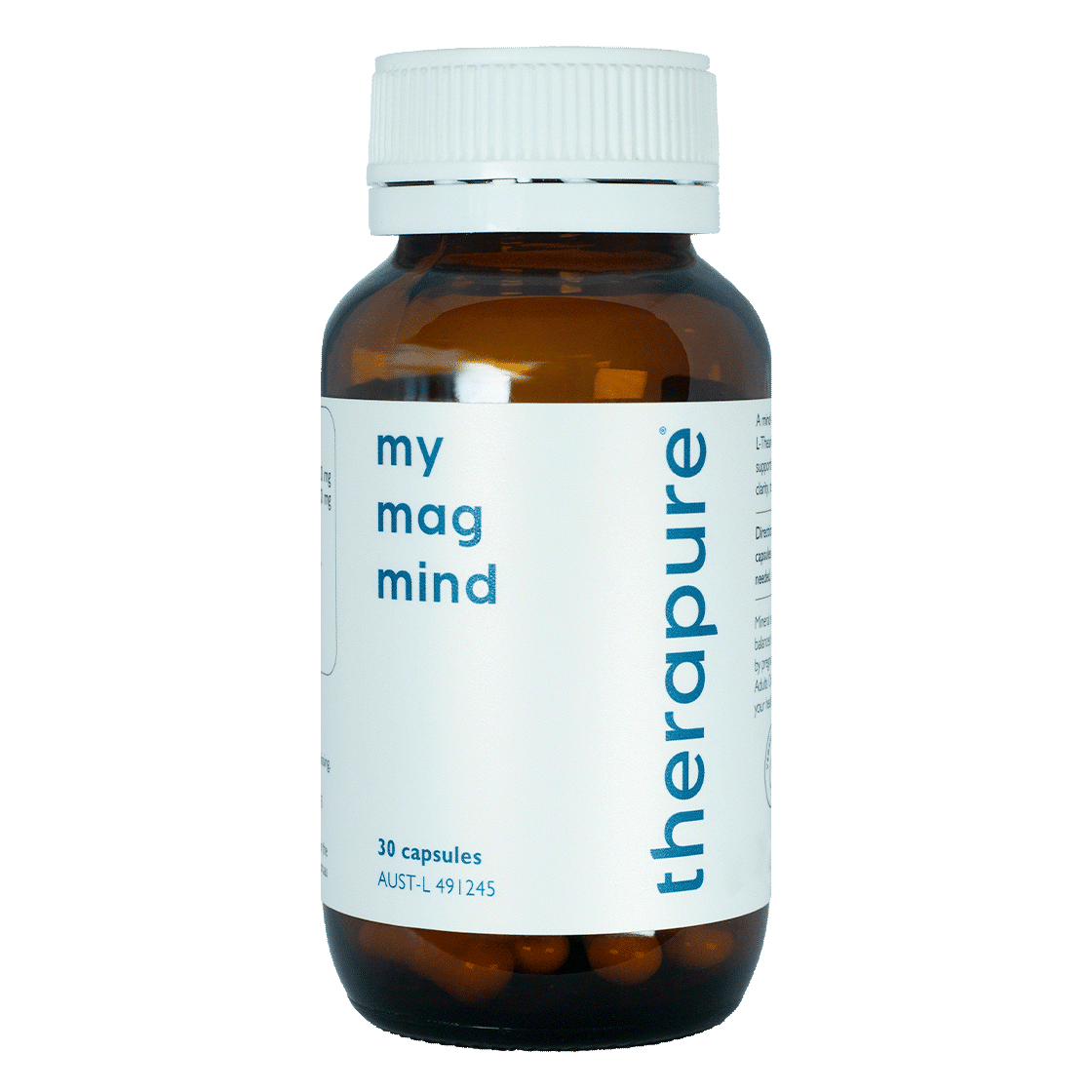 Therapure my mag mind 30 Veggie Caps | Magnesium L-Threonate for Brain & Sleep Support