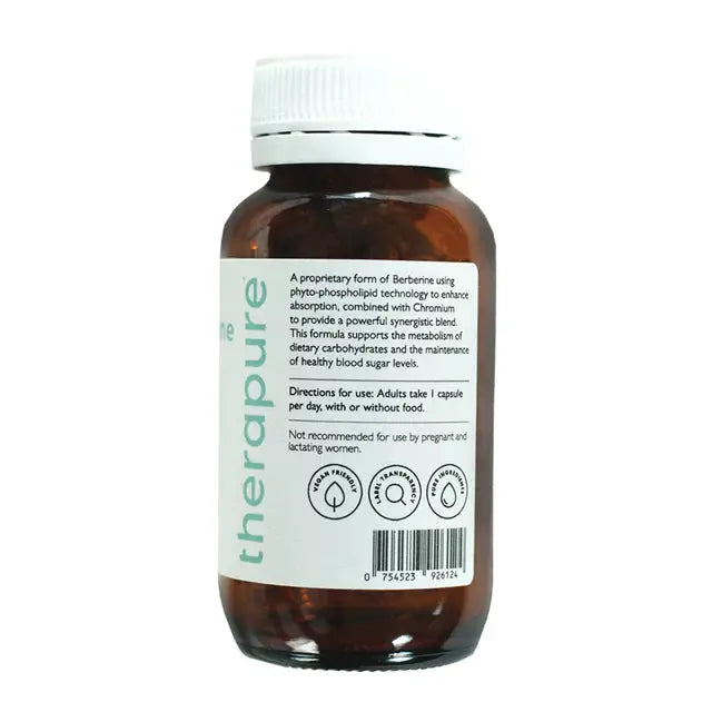Therapure My Berberine Plus Supports Healthy Glucose Metabolism Berberine Supplement (60 Vege Caps)