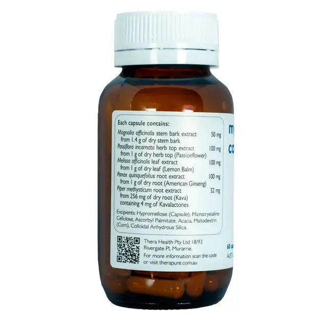 Therapure My Calm Supports Emotional Balance And Calms Nerves Naturally Vege Caps 60