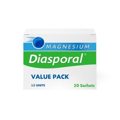Magnesium Diasporal 20 x 5.5g sach VALUE (12 pack) natural health product