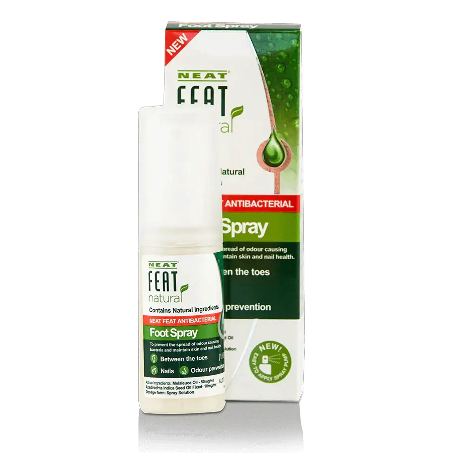 Neat Feat Antibacterial Foot Spray 50ml For Nail Fungus and Athletes Foot issues,Neat Feat Antibacterial Foot Spray