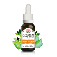 First Light New Beginnings Support Flower Essence Oral Drops 20ml